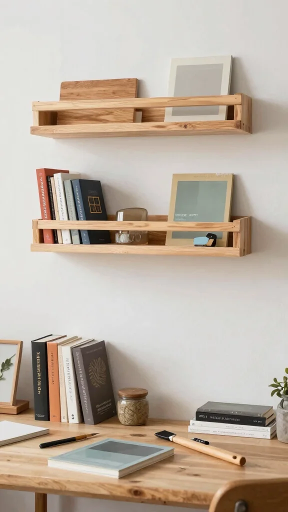 10 Floating Shelf Ideas for Reading Rooms That Save Space - 8. DIY Floating Shelf Ideas 1