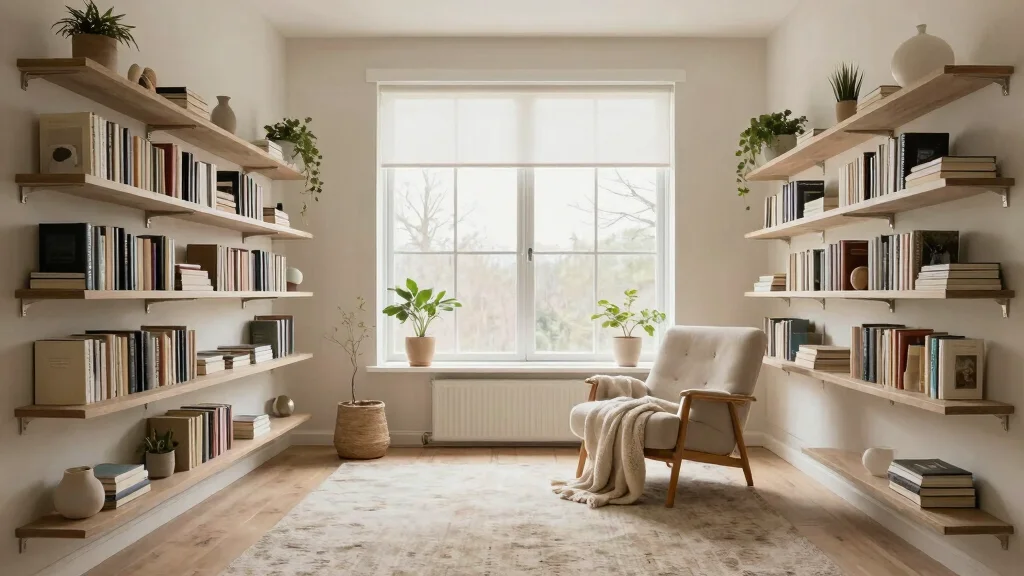10 Floating Shelf Ideas for Reading Rooms That Save Space