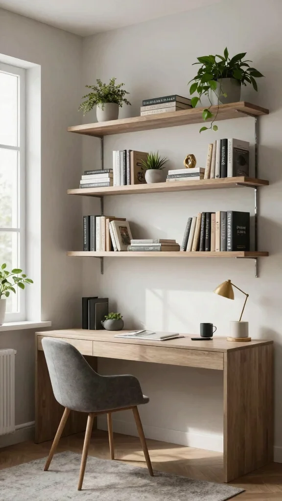 10 Floating Shelf Ideas for Study Rooms That Save Space - Conclusion 1