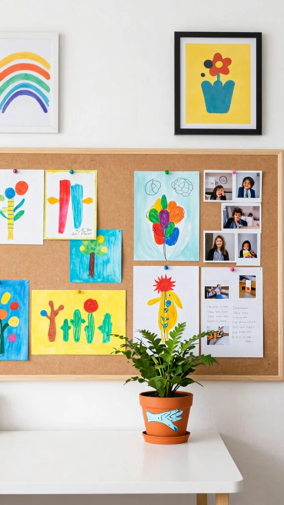 10 IKEA Study Room Ideas for Kids That Are Practical and Fun - 7. Personalized Decor 1