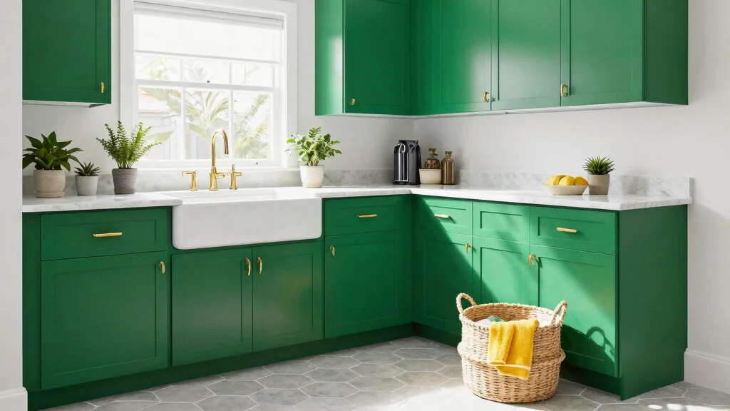 10 Laundry Room Green Cabinet Ideas That Add a Fresh, Bold Touch
