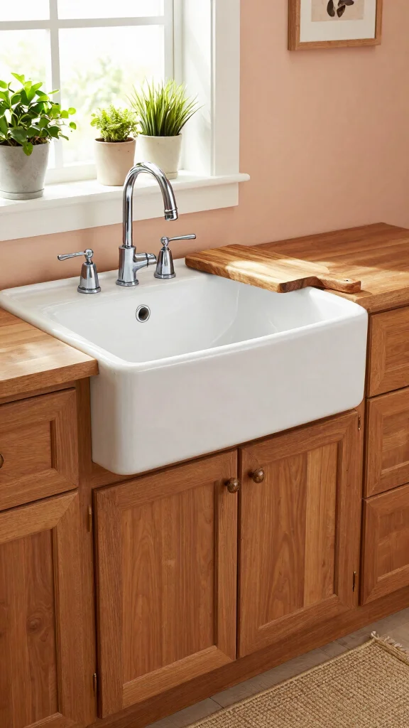 10 Laundry Room Utility Sink Ideas That Balance Function and Style - 1. Chic Farmhouse Sink 1