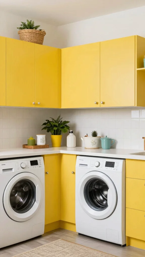 10 Laundry Room Yellow Cabinet Ideas That Brighten a Functional Space - Conclusion 1