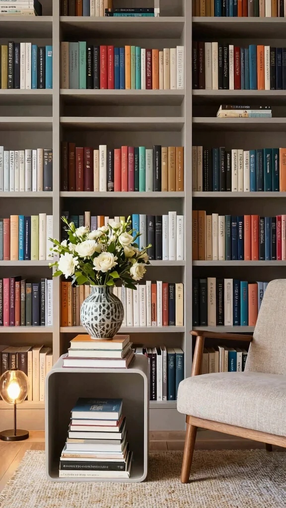 10 Quiet Luxury Reading Room Ideas for an Elevated Retreat - 10. Books as Decor 1