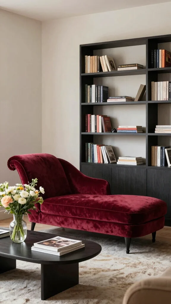 10 Quiet Luxury Reading Room Ideas for an Elevated Retreat - 3. Statement Furniture 1