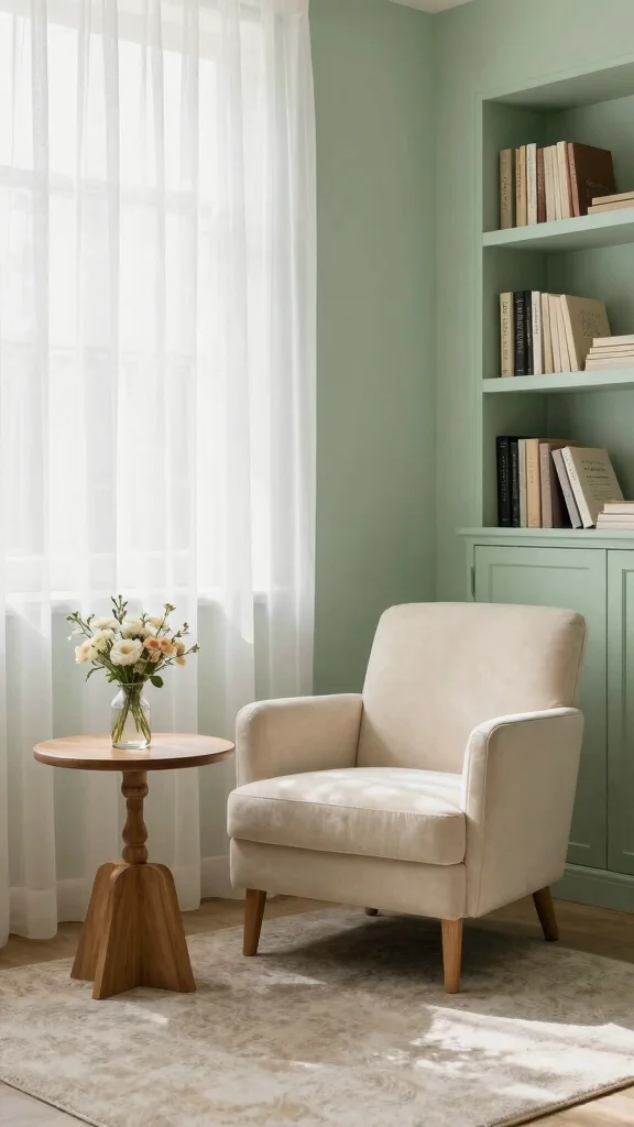 10 Quiet Luxury Reading Room Ideas for an Elevated Retreat - 4. Tranquil Color Palette 1