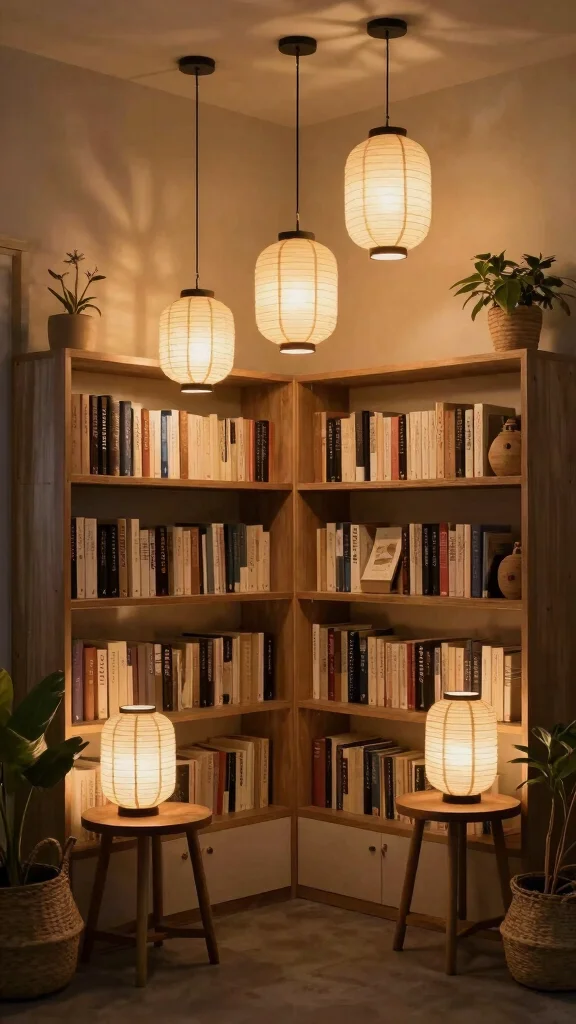 10 Reading Room Lamp Ideas That Light Up Without the Glare - 3. Lantern-Style Lamps 1
