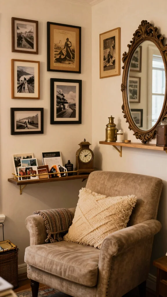 11 Dark Academia Reading Room Ideas for a Moody Scholarly Vibe - 7. Add Personal Touches 1