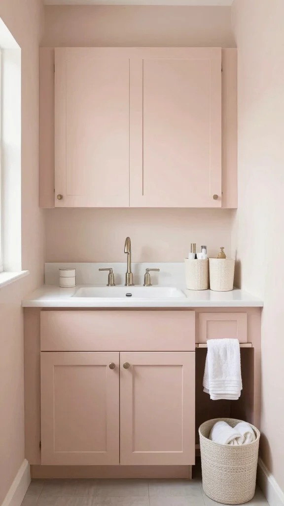 11 Laundry Room Sink Ideas for a More Functional Washing Space - 11. Color Coordination for a Cohesive Look 1