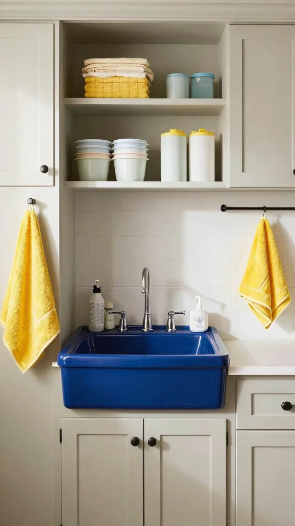 11 Laundry Room Sink Ideas for a More Functional Washing Space - 5. Farmhouse Utility with a Twist 1