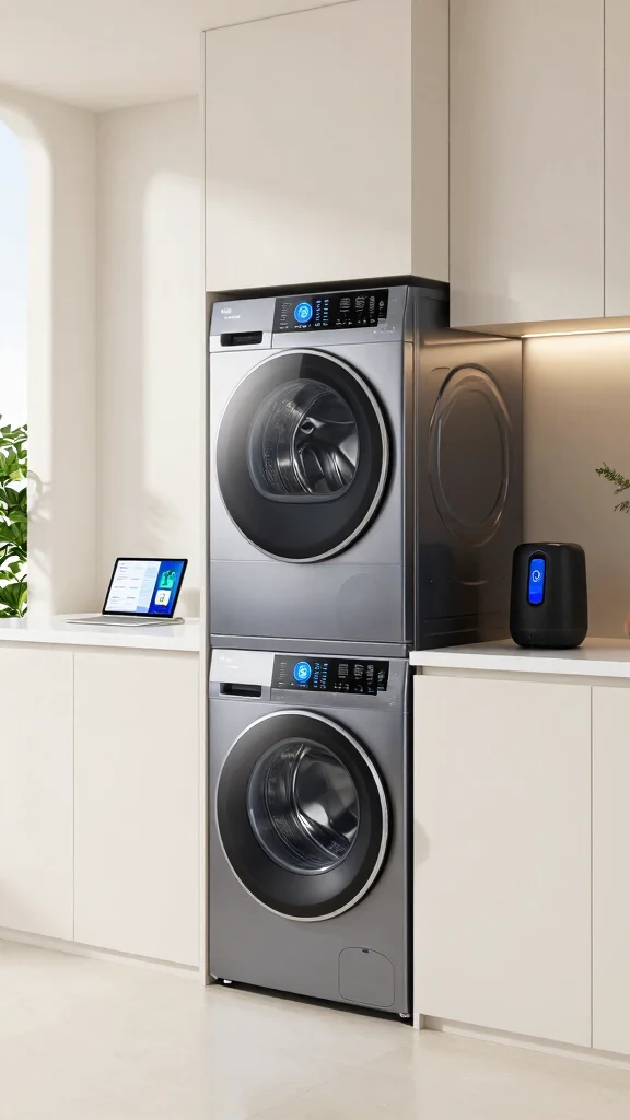 11 Laundry Room Trends in 2026 Worth Planning Your Next Renovation Around - 1. Smart Technology Integration 1