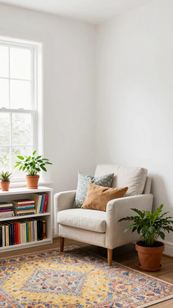 11 Reading Room Color Ideas From Moody Darks to Airy Neutrals - 8. Crisp White for a Clean Slate 1