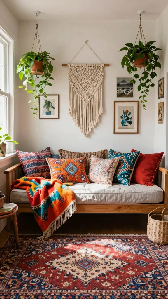 11 Reading Room Daybed Ideas for a Space That Does Double Duty - 2. Bohemian Bliss Daybed 1