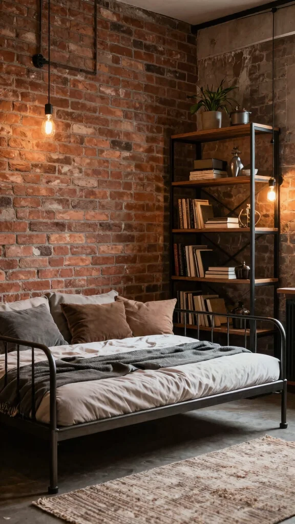 11 Reading Room Daybed Ideas for a Space That Does Double Duty - 3. Industrial Chic Daybed 1