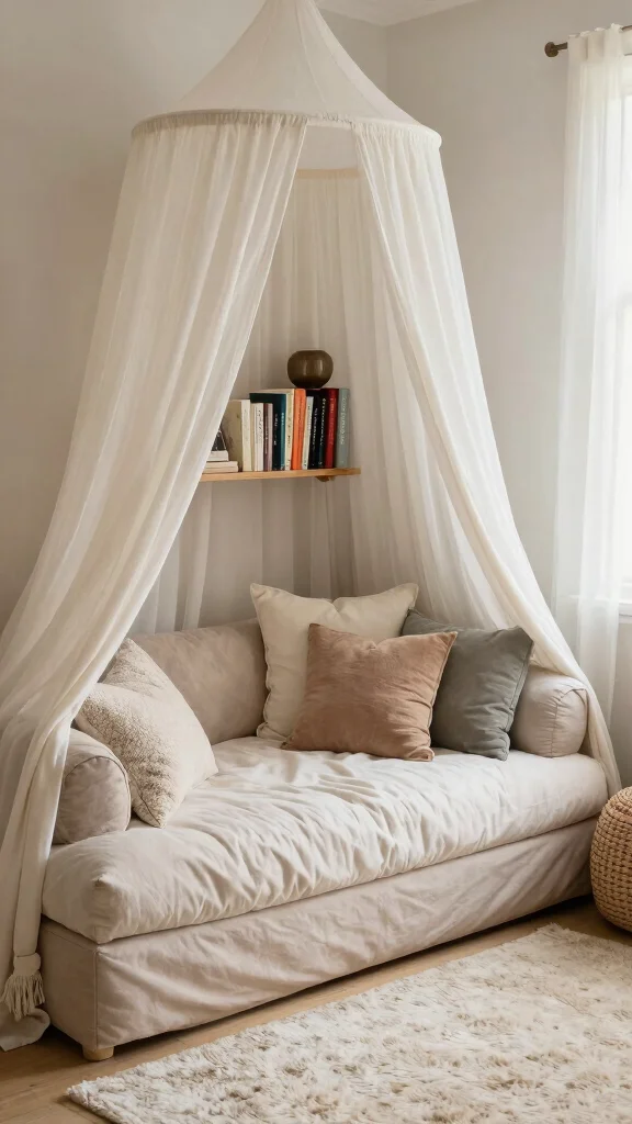 11 Reading Room Daybed Ideas for a Space That Does Double Duty - 4. Cozy Corner Daybed 1