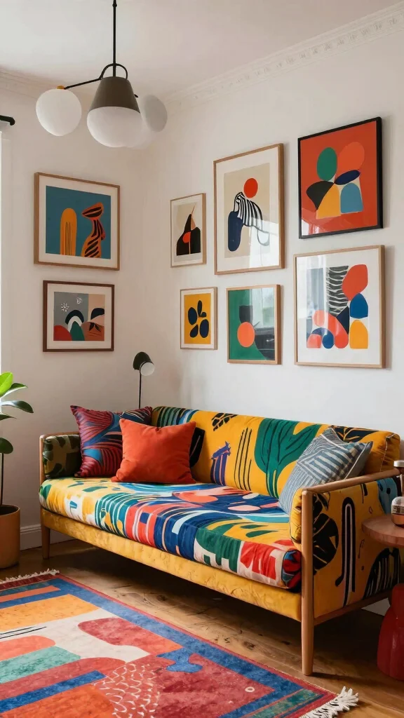 11 Reading Room Daybed Ideas for a Space That Does Double Duty - 9. Art-Inspired Daybed 1