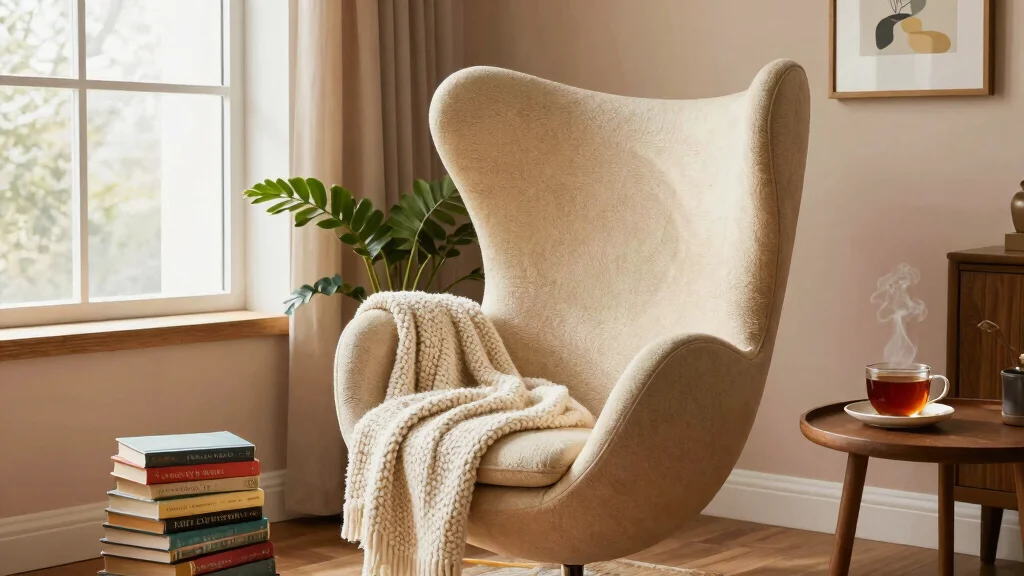 11 Reading Room Egg Chair Ideas for a Cozy, Iconic Spot