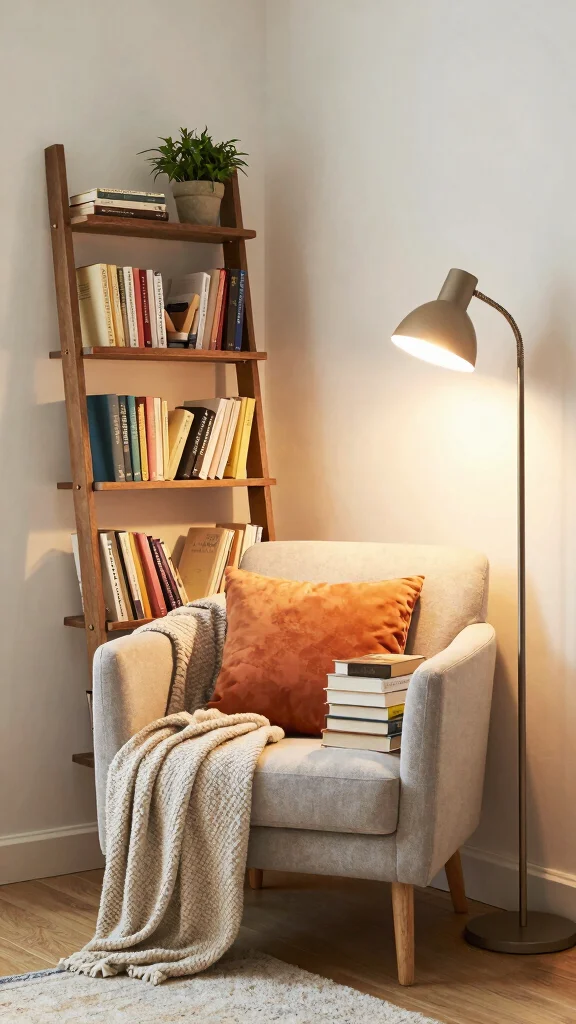 11 Reading Room Furniture Ideas for a Cozy and Functional Space - 1. Corner Reading Nook 1
