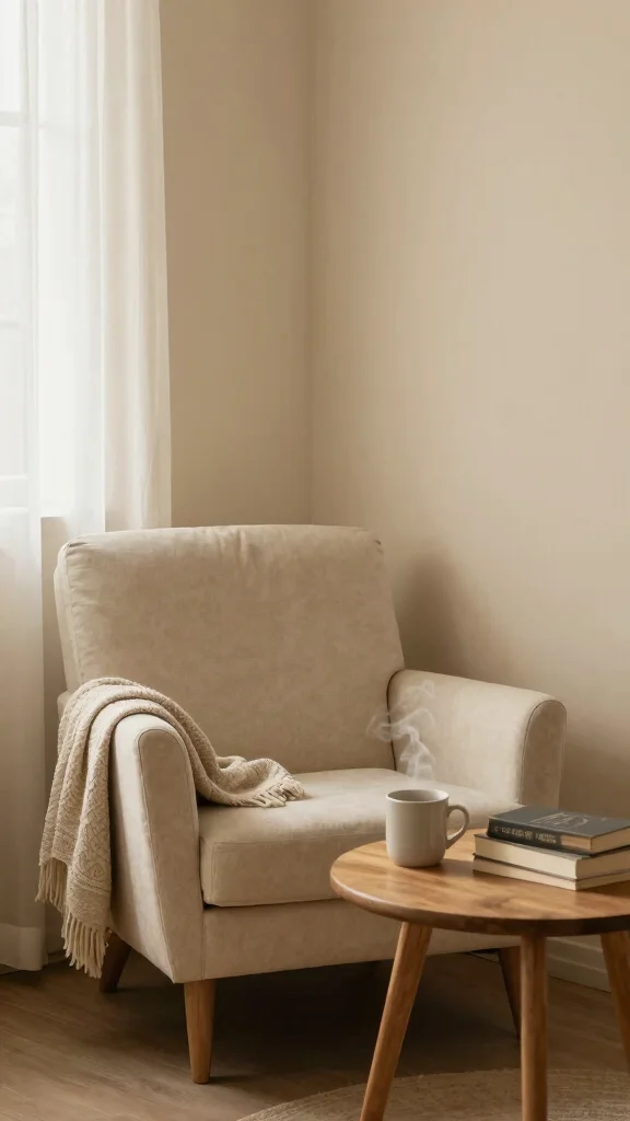 11 Reading Room Paint Colors That Feel Calm and Inviting - 11. Warm Ivory 1