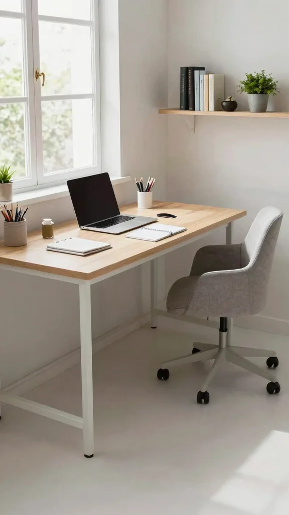 11 Study Room Renovation Ideas to Create a Proper Workspace at Home - 2. Optimize Your Layout for Productivity 1