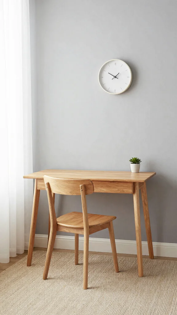 11 Study Room Setup Ideas for a More Focused and Productive Day - 1. Embrace a Neutral Color Palette 1