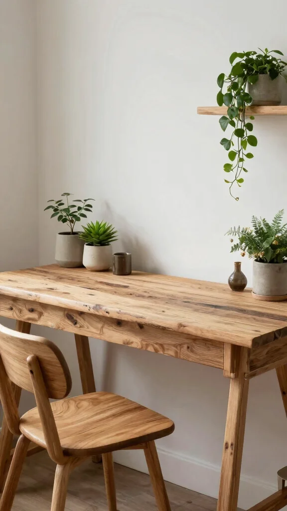 11 Study Room Table Ideas for Every Style From Minimal to Bold - 11. Eco-Friendly Options: Sustainable Materials 1