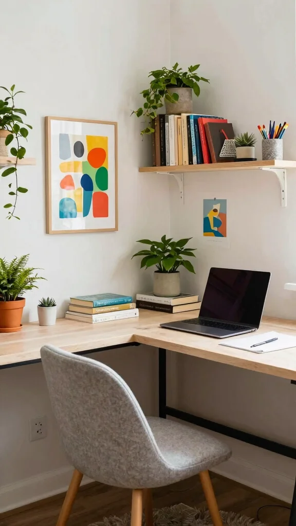 11 Study Room Table Ideas for Every Style From Minimal to Bold - 7. Creative Corner: L-Shaped Desks 1