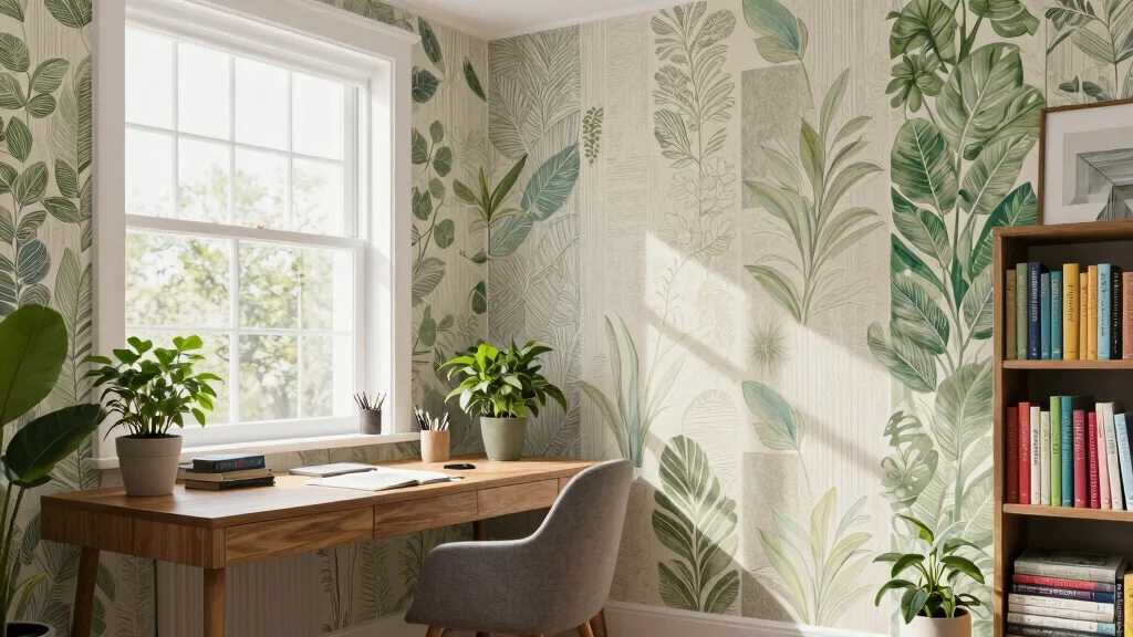 11 Study Room Wallpaper Ideas From Subtle Textures to Bold Prints