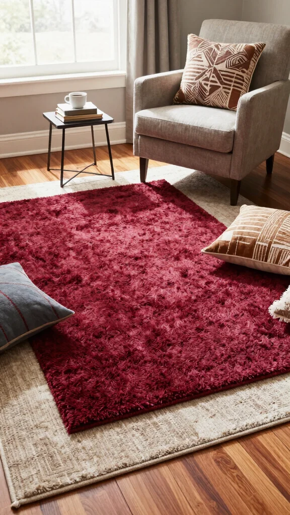 12 Home Library Reading Room Ideas for a Dreamy Book Lover Space - 4. Incorporate Textured Rugs 1