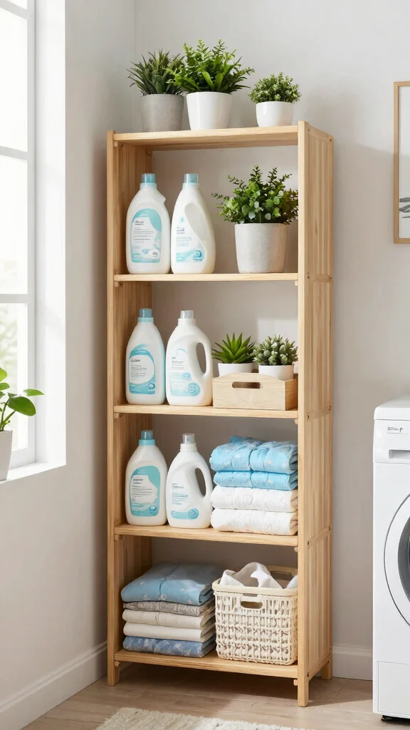 12 IKEA Laundry Room Ideas That Are Smart, Stylish, and Affordable - 10. Vertical Storage Units 1