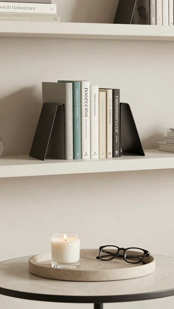 12 Japandi Reading Room Ideas for a Calm and Minimal Book Space - 10. Functional Decor Accessories 1