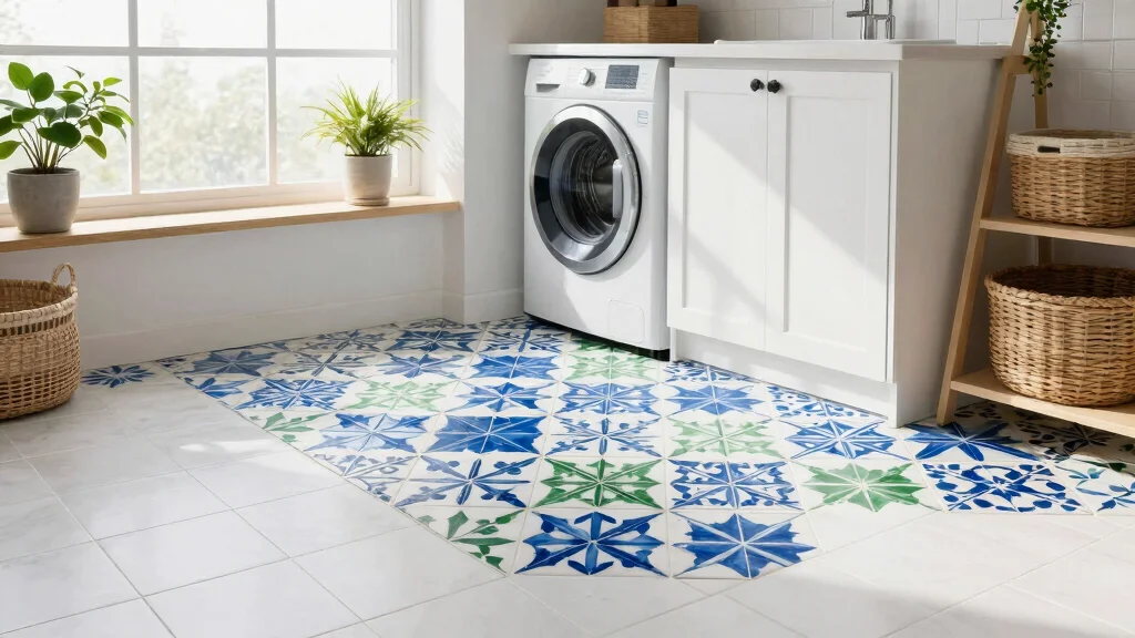 12 Laundry Room Floor Tile Ideas From Classic to Bold