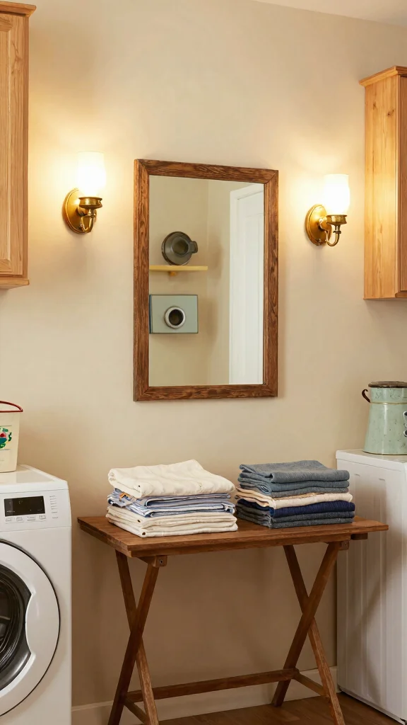 12 Laundry Room Light Fixture Ideas That Brighten Up Every Load - 6. Vintage-Inspired Wall Sconces 1