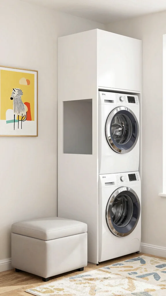 12 Laundry Room Makeover Ideas on a Budget With Big Visual Impact - 10. Multi-Functional Furniture 1