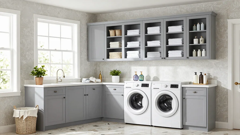 12 Laundry Room Upper Cabinet Ideas That Use Every Inch of Wall Space