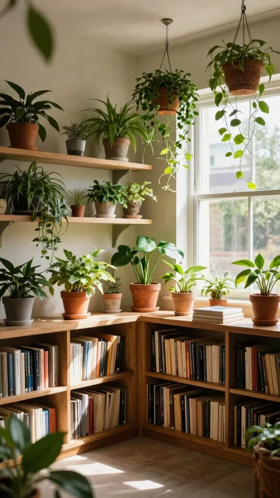 12 Reading Room Trends in 2026 for a Smarter, More Stylish Space - 4. Biophilic Design Elements 1