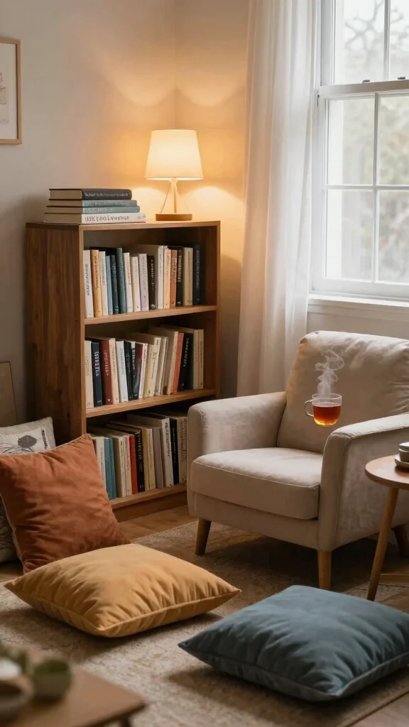 12 Study Room Bookshelf Ideas for an Organized and Stylish Space - 3. Book Nook Inspiration 1