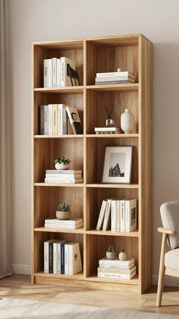 12 Study Room Bookshelf Ideas for an Organized and Stylish Space - 9. Boxed In Style Bookshelves 1