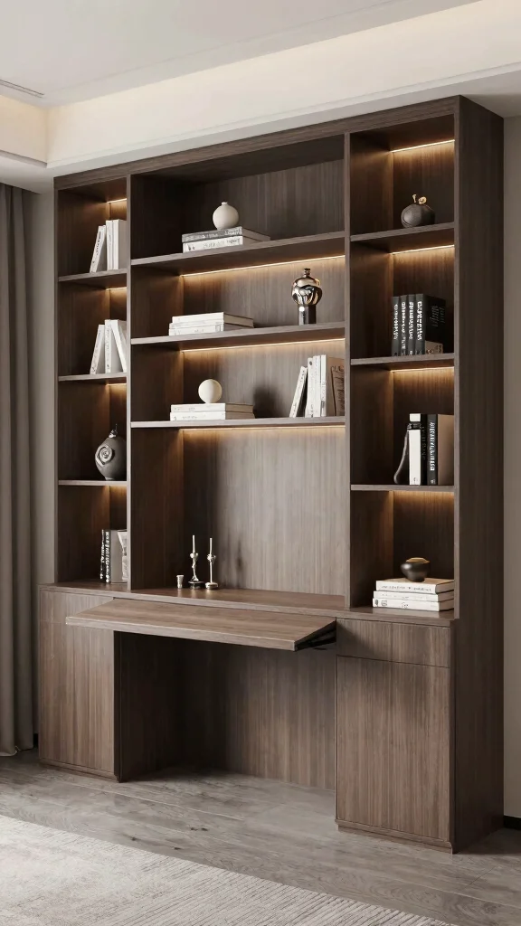12 Study Room Cabinet Design Ideas for Smart, Built-In Storage - 12. Custom Built-Ins 1