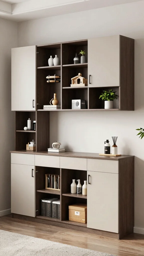 12 Study Room Cabinet Design Ideas for Smart, Built-In Storage - 7. Modular Cabinets 1