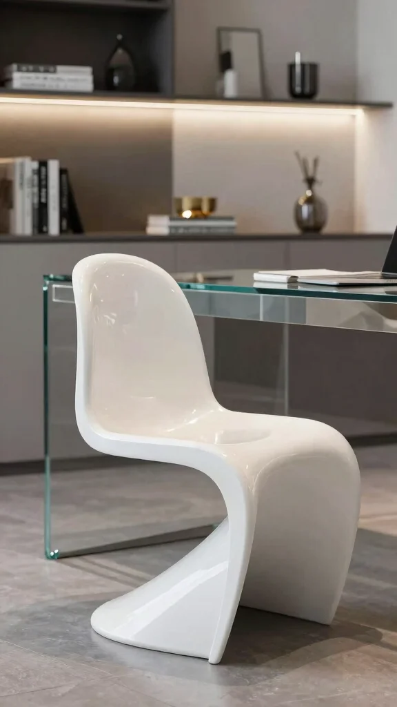 12 Study Room Chair Ideas That Are Comfortable Enough for Long Sessions - 12. Futuristic Chairs for Cutting-Edge Style 1