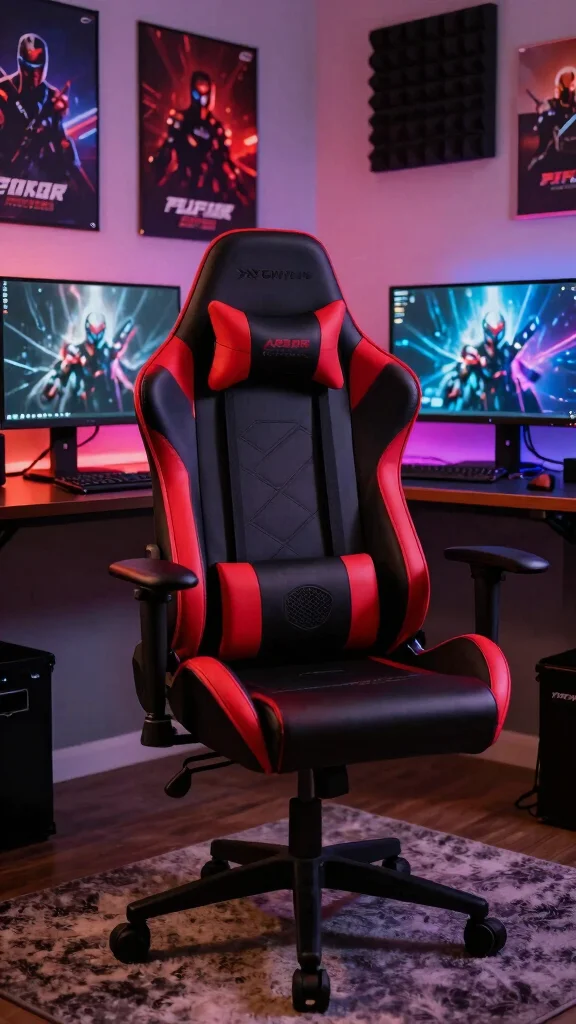 12 Study Room Chair Ideas That Are Comfortable Enough for Long Sessions - 9. Gaming Chairs for Comfort and Style 1