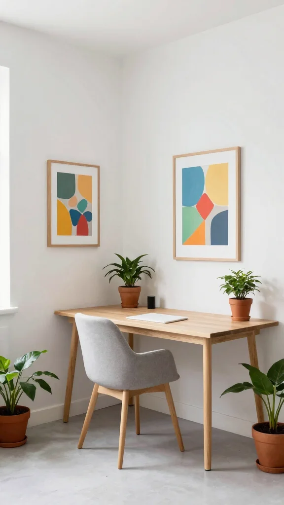 12 Study Room Color Ideas That Balance Energy and Calm - 12. Tranquil Whites 1