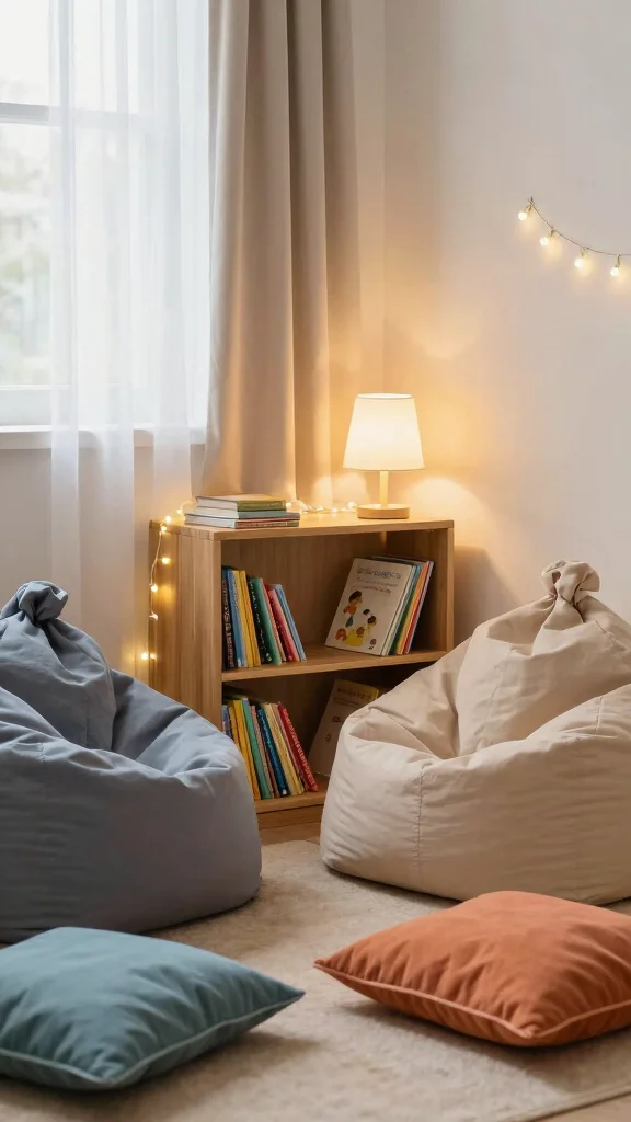 12 Study Room Design Ideas for Kids That Grow With Them - 4. A Reading Nook for Inspiration 1