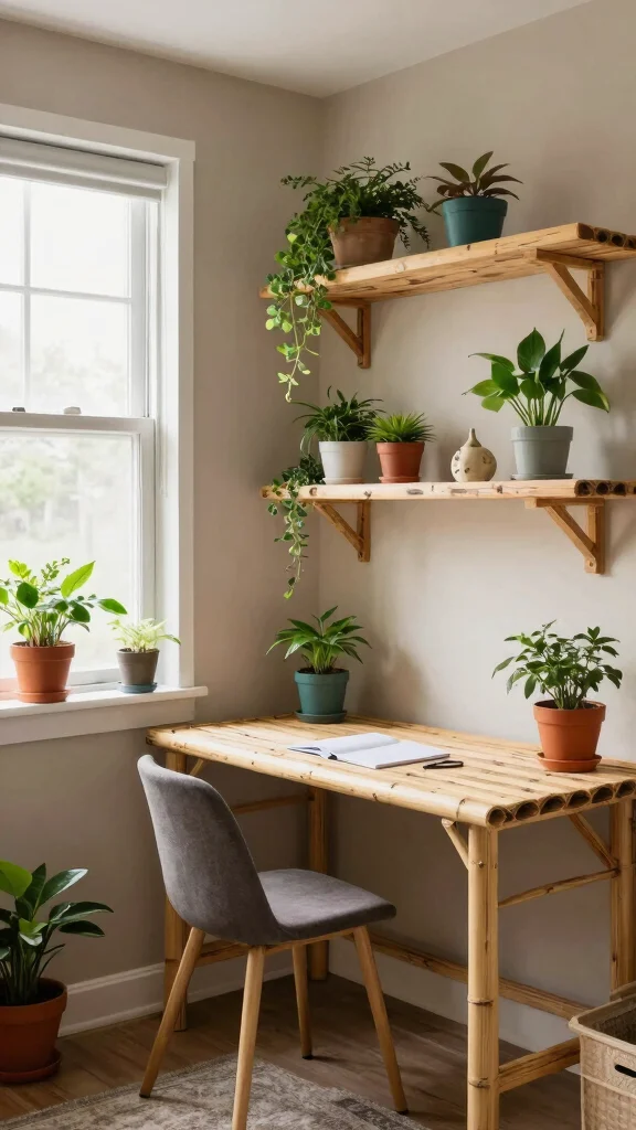 12 Study Room Design Ideas for Kids That Grow With Them - 5. Eco-Friendly Materials for Sustainability 1