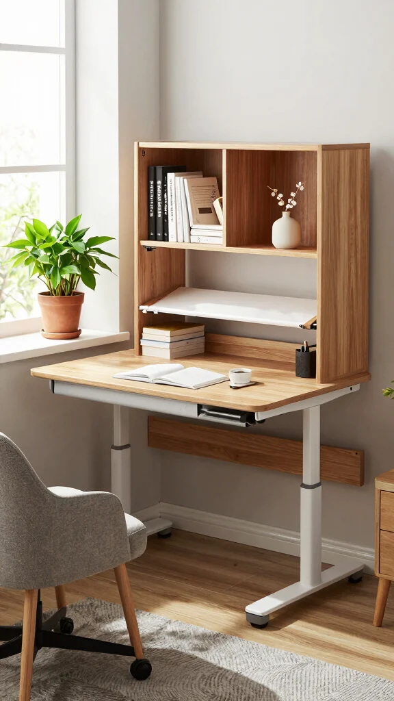 12 Study Room Furniture Ideas to Build a More Productive Space - 4. Multi-functional Furniture 1