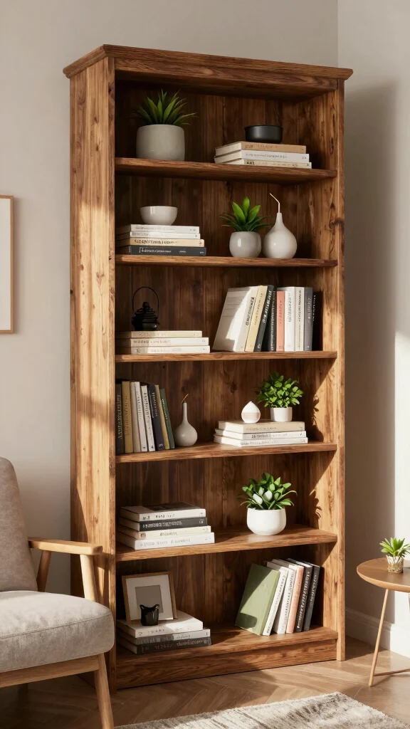 12 Study Room Furniture Ideas to Build a More Productive Space - 6. Upcycled Bookshelves 1