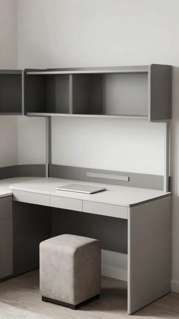 12 Study Room Makeover Ideas on a Budget That Feel High-End - 10. Use Multi-Functional Furniture 1