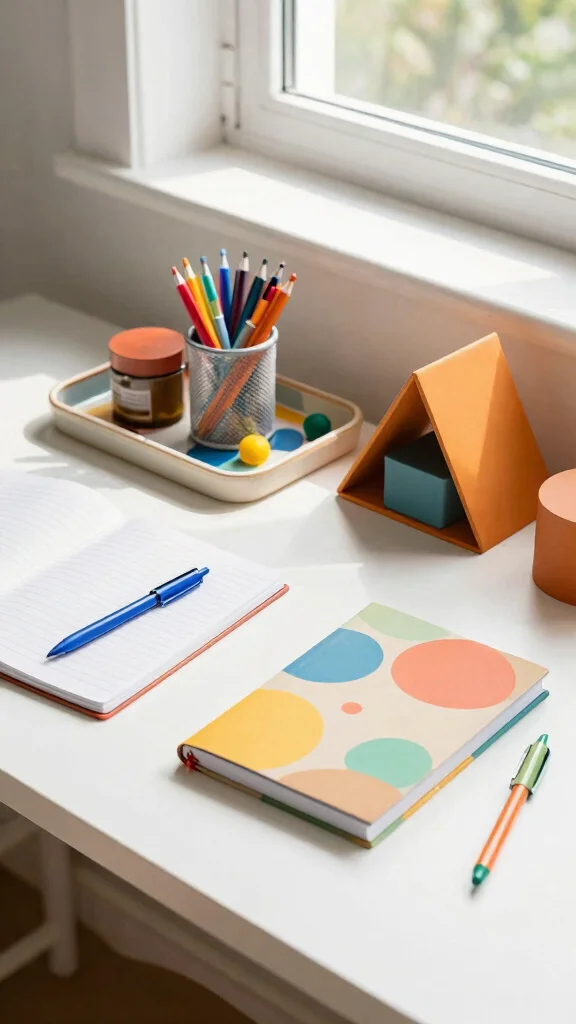 12 Study Room Makeover Ideas on a Budget That Feel High-End - 5. Fun Desk Accessories 1