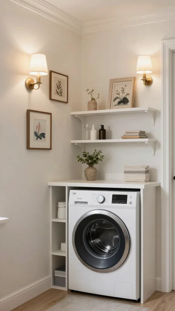 13 Laundry Room Lighting Ideas for a Brighter, More Enjoyable Space - 10. Wall Sconces for Unique Accents 1